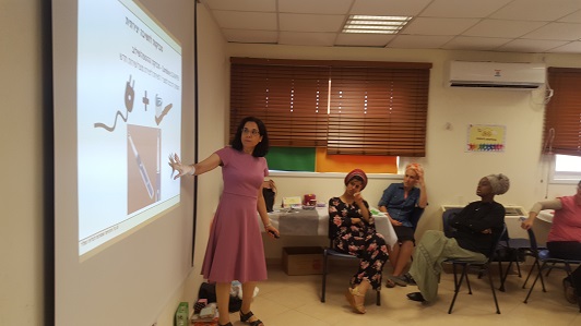 Galit Zamler led a day of preparation for the school staff