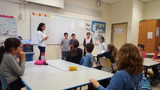 Galit Zamler's Entrepreneurship Meeting with 4th Grade Students
