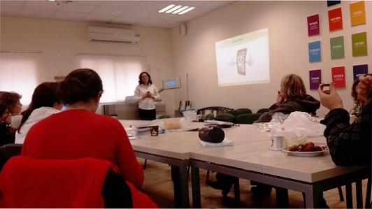 Galit Zamler teach the teachers on entrepreneurship education