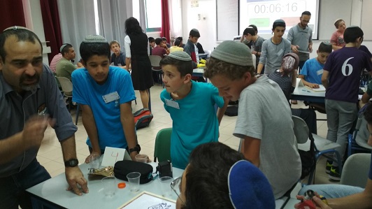 The Kiryat Arba Yeshiva students participate in Hackathon for students