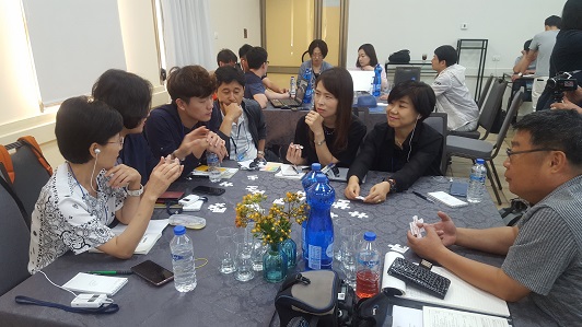 Workshop hosted by Galit Zamler for educators from South Korea