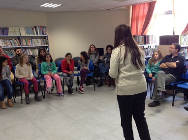 Liat's lecture at the HaShalom school