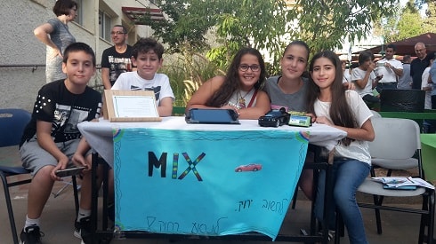 Mix's creative team at the school's Entrepreneurs Convention