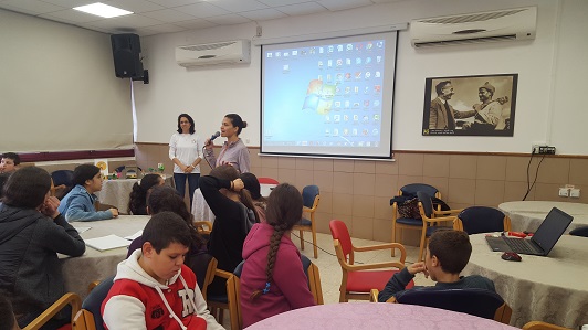 Presentation of the ideas for the projects of the students of the school Rivka Guber