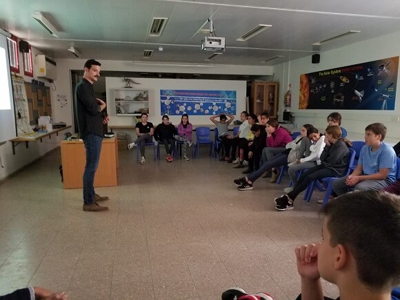 Lecture on Space Exploration at the HaYovel School