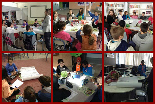 The students discussed the ideas