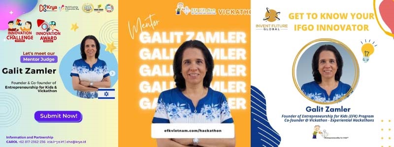 Galit Zamler takes part in nternational entrepreneurship events