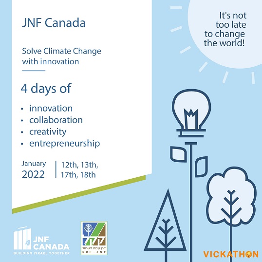 Virtual hackathon led by JNF Canada