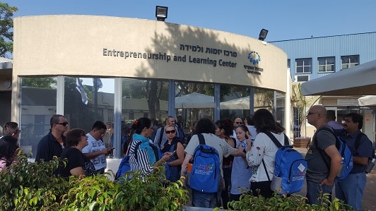 Galit Zamler is accompanied by a delegation of educators to Novus Entrepreneurship Center