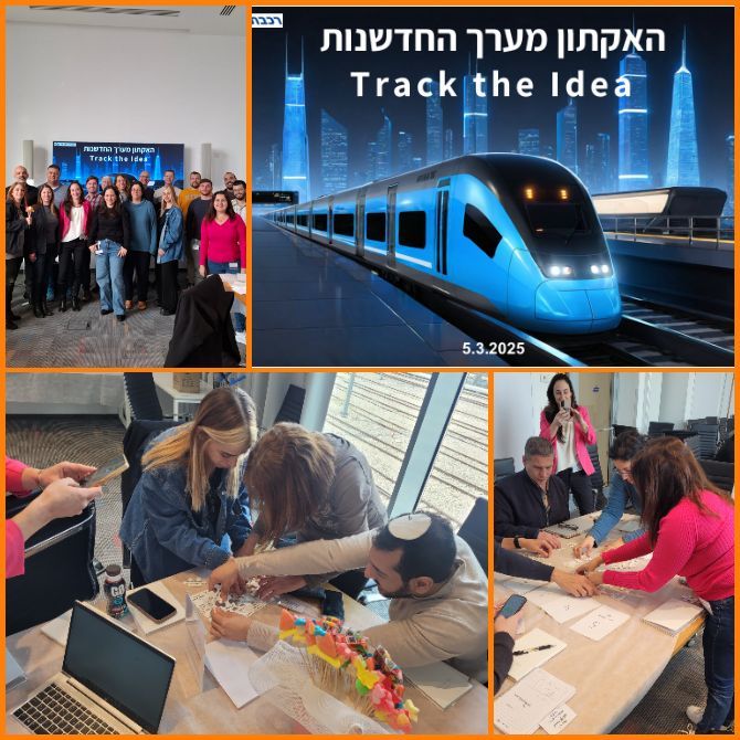 Israel Railways Hackathon led by Galit Zamler from Vickathon