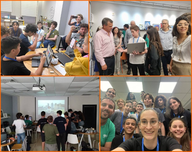 hackathon led by Vickathon team for students in Ramat-Gan