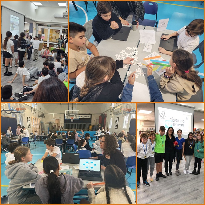 Galit Zamler's hackathon for 5th graders at Shazar School in Herzliya