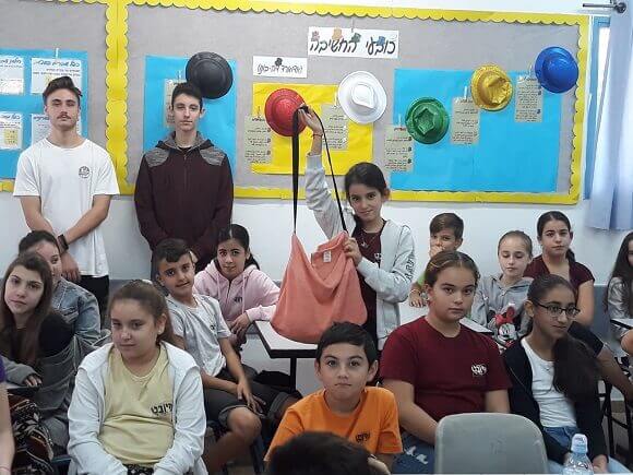 Young entrepreneurs present their project at HaYovel school